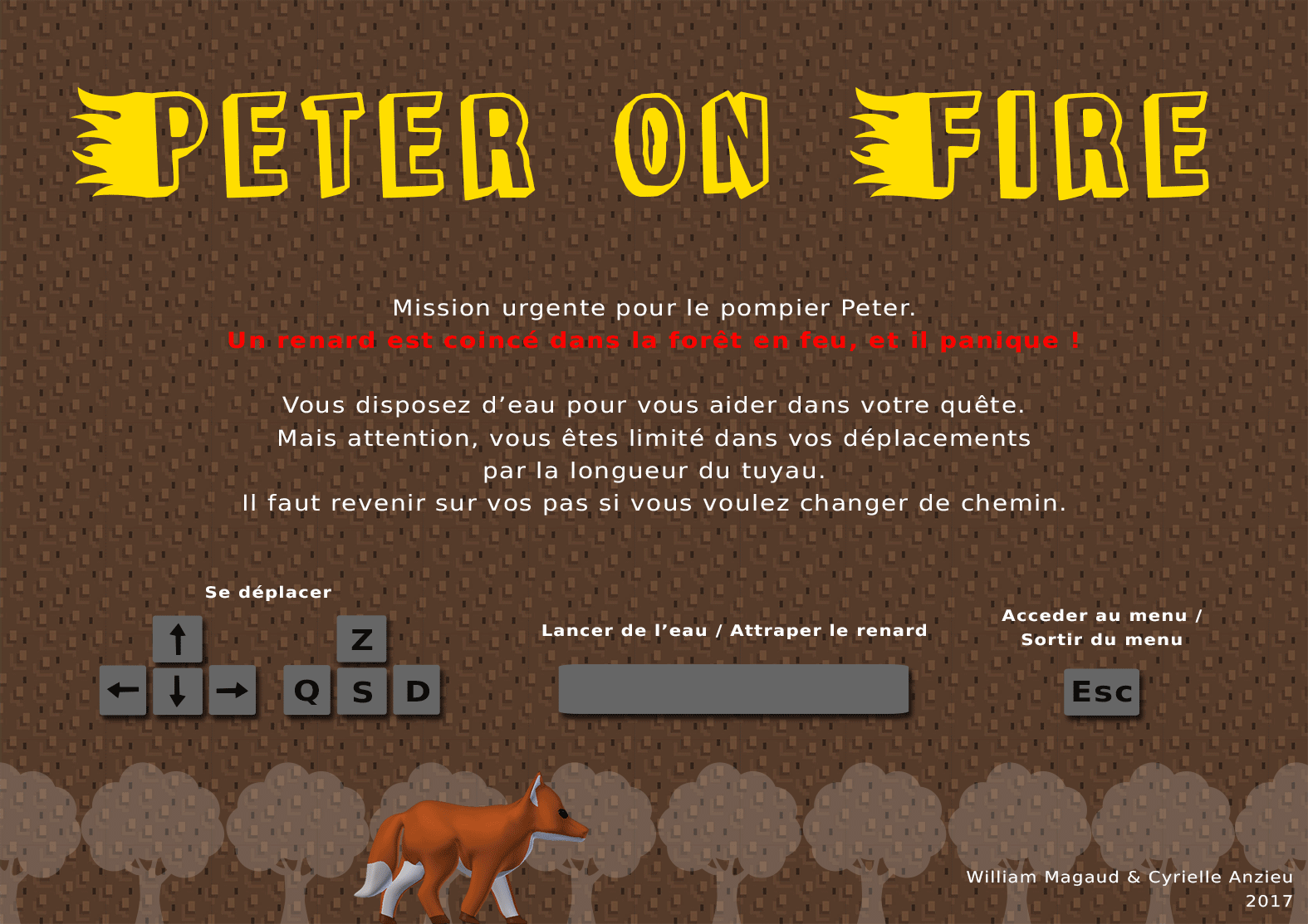 Peter on fire